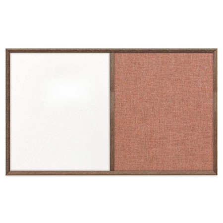 United Visual Products Slim Style Indoor Enclosed Corkboard, 18 UV501SC-GOLD-DRKSPR